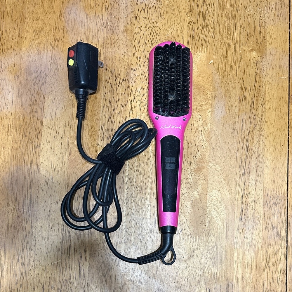 Head Kandy Pink Heated Hair Brush